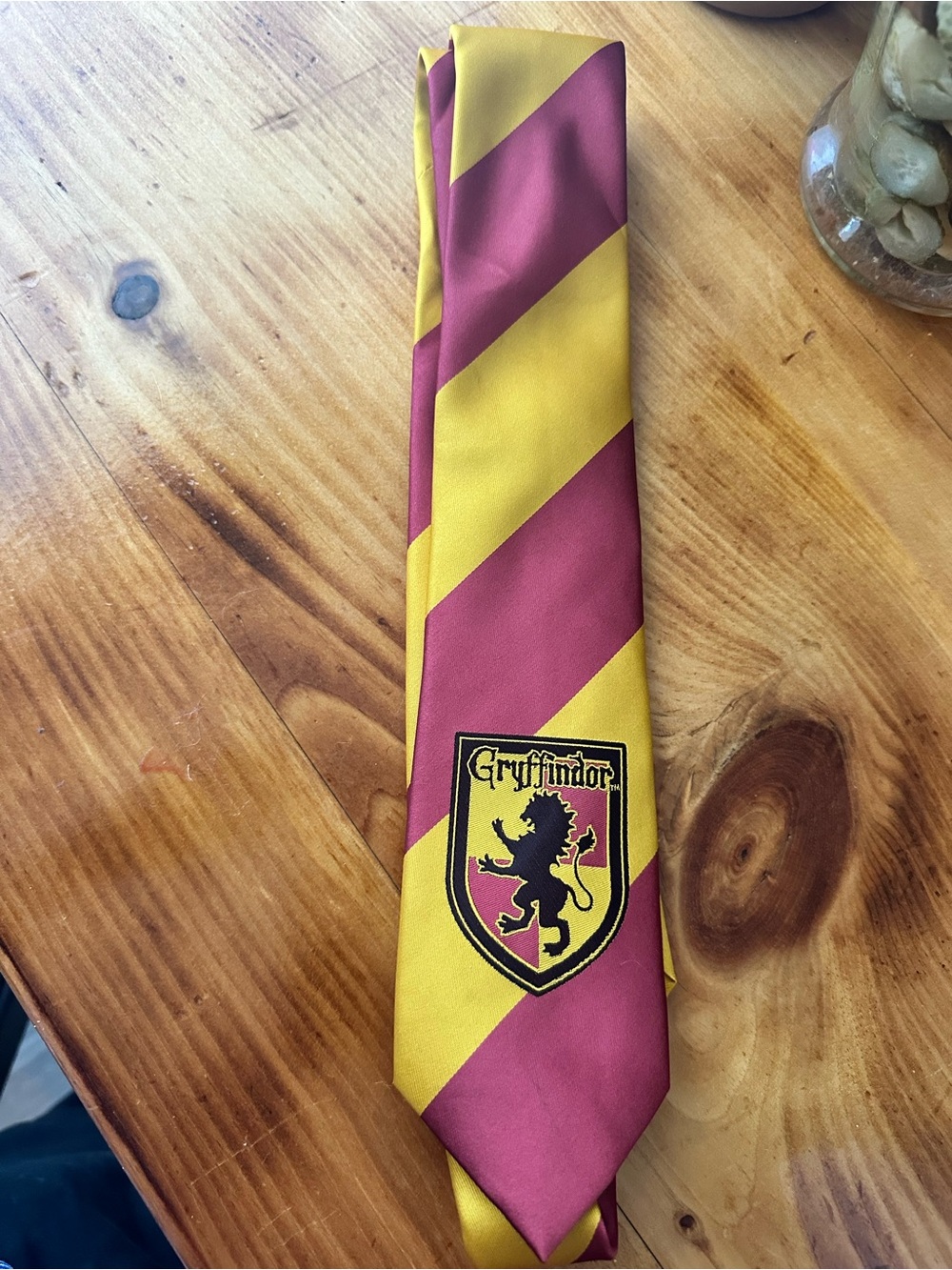 Gryffindor Kids' Yellow and Red Stripe Tie